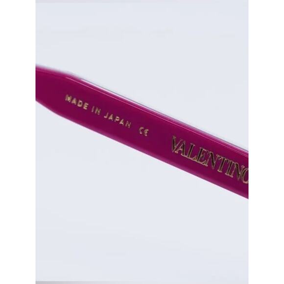 NEW!! Valentino Hot Pink Cat-Eye Women\'s Eyeglass Frames - Authentic main image 7